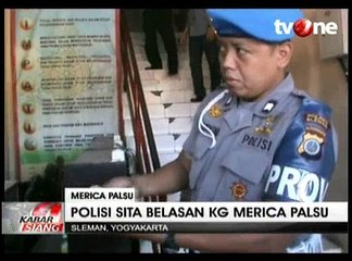 Polres Sleman SIta Belasan Kilogram Merica Palsu dari Pemasok