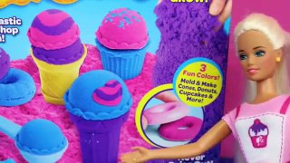 Barbie Dessert Chef Doll Makes Cupcakes and Treats With Cra Z Sand