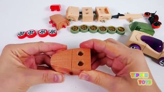 Learn Colors with Building Vehicles Playset for Kids