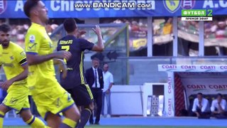 Cristiano Ronaldo Incredible Chance to Score 1st GOAL - Chievo vs Juvents - Serie A - 18/08/2018