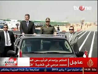 Pengadilan Mesir Pastikan Mursi Dihukum Mati