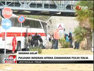 Puluhan Imigran Gelap Asal Afrika Diamankan Kepolisian Italia