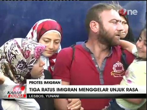 Ratusan Imigran asal Irak dan Suriah Lakukan Aksi Protes di Yunani