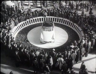 La Citroën DS 19 au salon de l'auto 1955