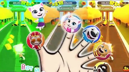 Игрушка вертушка с Говорящим Котом Томом Учим цвета | Семья пальчиков для детей