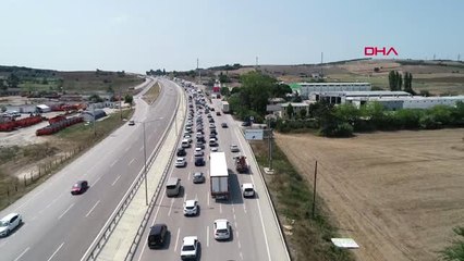 Bursa Bursa-İzmir Karayoluda Tatil Kuyruğu Hd