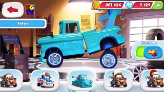 Disney Pixar Cars Tow Mater ALL Paint Jobs & Races