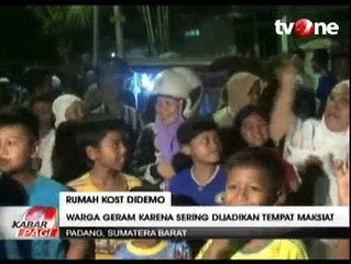 Rumah Kos di Demo Warga, Karena Sering Dijadikan Tempat Maksiat