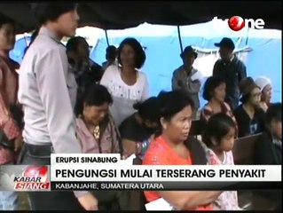 Sejumlah Pengungsi Erupsi Sinabung Mulai Terserang Penyakit