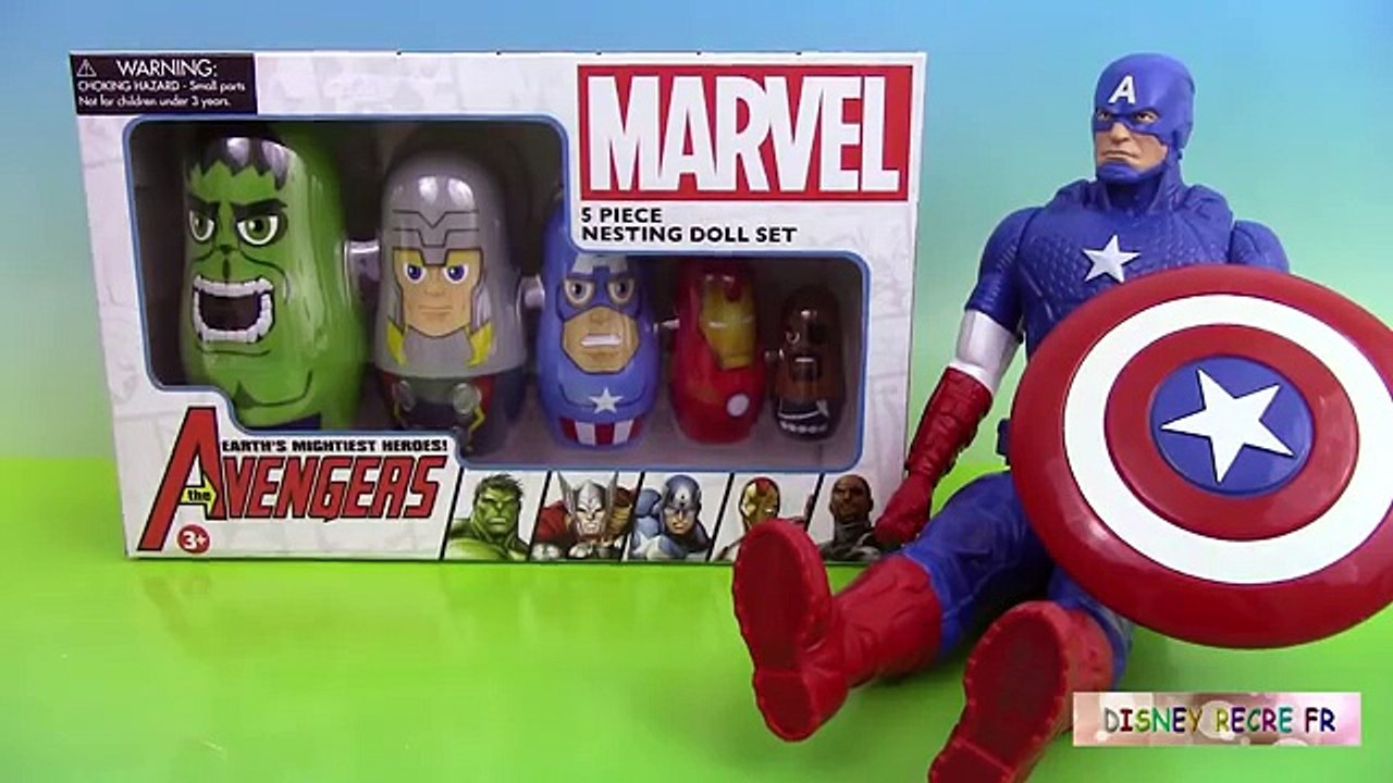 Marvel Avengers Poupées Gigognes Sachets Surprise ♥ Marvel Avengers Nesting Dolls Stacking