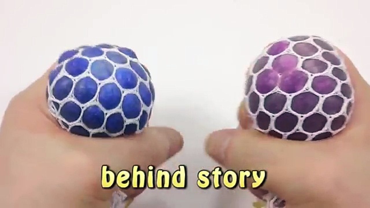 DIY Stress Ball How To Make Glitter Colors Powder Squishy Balloons Learn Colors Slime Ic