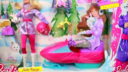Barbie Playset I Can Be Snowmobile Arctic Rescuer Toy Review