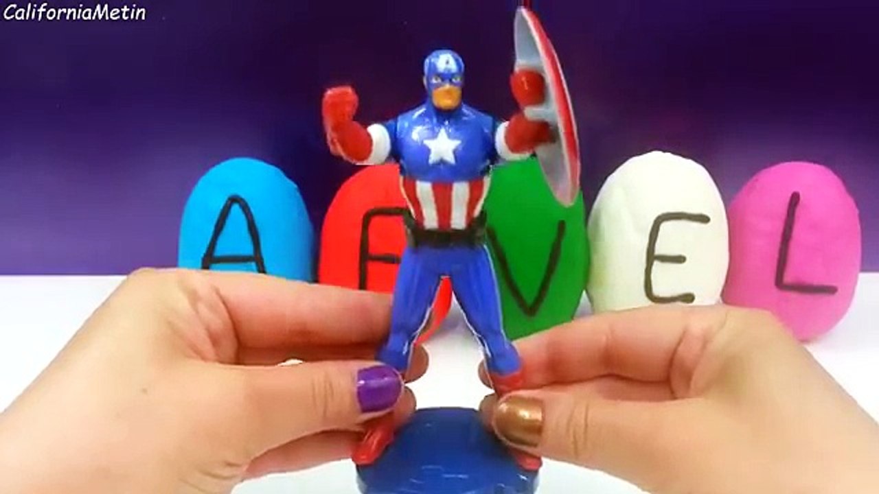 Play Doh Surprise Eggs Marvel Toys