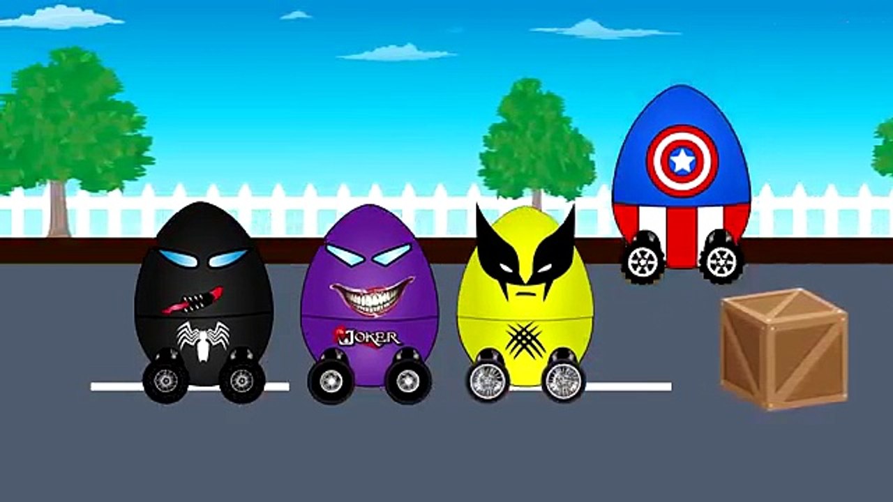 Ambulance Truck Captain America And Other Toys Surprise Eggs For Kids