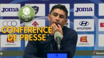 Conférence de presse Havre AC - Clermont Foot (0-0) : Oswald TANCHOT (HAC) - Pascal GASTIEN (CF63) - 2018/2019