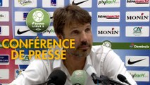 Conférence de presse Châteauroux - Red Star  FC (1-1) : Jean-Luc VASSEUR (LBC) - Régis BROUARD (RED) - 2018/2019
