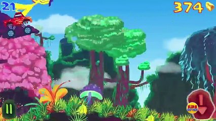 DinoMash | Dino Mash | New Monster Trucks vs. Dinosaurs Game | Free Mobile Games