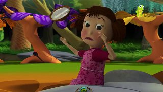 Little Miss Muffet Nursery Rhyme | Kids 3D Songs by Turtle