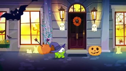 Om Nom Stories HALLOWEEN SPECIAL GIANT JELLY MONSTER | Funny Cartoons for Kids by HooplaKi