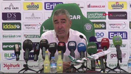 Spor Bursaspor - Kayserispor Maçının Ardından