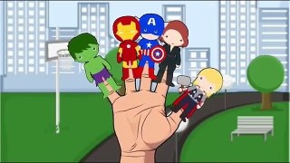 Family Finger Song The Avengers Superheros Daddy Finger Song Nursery Rhyme COllection