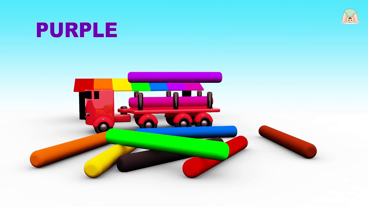 Trucks for Kids COMPILATION   Learn Colors with Vehicles and Trucks for Children Learning Videos