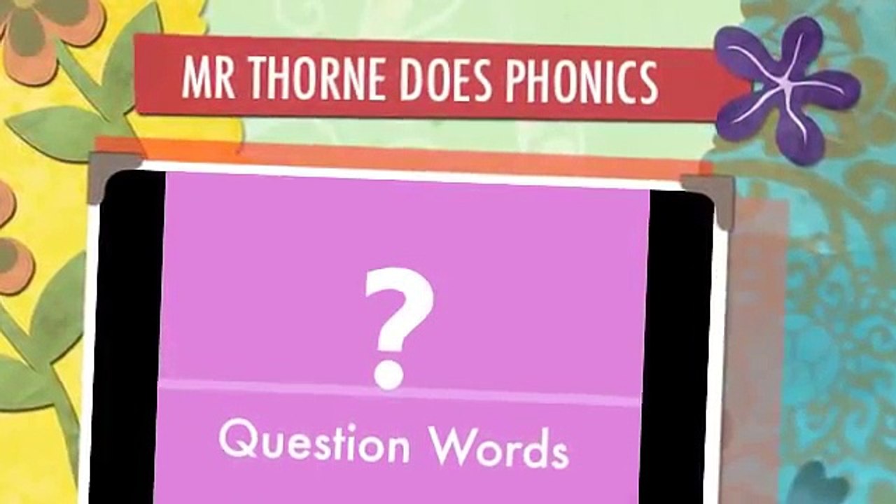 Question Words ? who what when where why which how