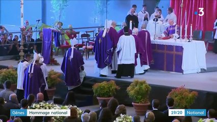 Viaduc de Gênes : les Italiens pleurent leurs morts