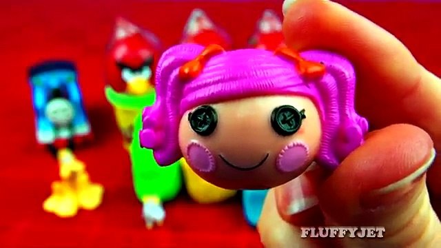 Angry Birds Surprise Eggs Play Doh Peppa Pig Spongebob Disney Princess Lalaloopsy Pikachu