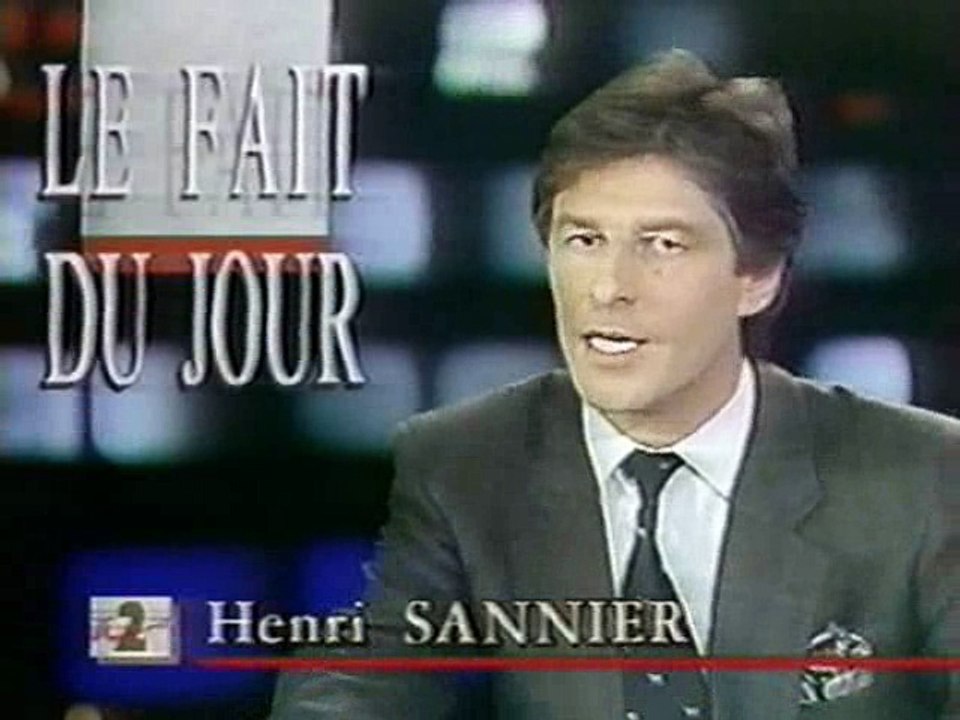 Antenne 2 24 Janvier 1989 Le Journal De Henri Sannier Video Dailymotion