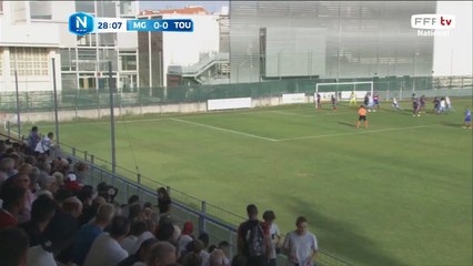 Corner directement dans les bras du gardien