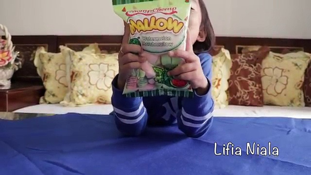 Lifia Niala Chubby Bunny Challenge Kids Chomp Chomp Mallow Watermelon Marshmallow