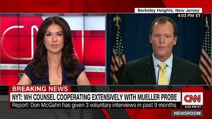 NYT_ White House counsel McGahn cooperated 'extensively' with Mueller probe