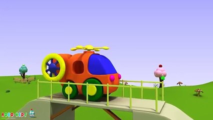 Helicopter Cartoons for Children | Helicopter Videos for Kids | Police Helicopter for Kids
