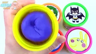 Superhero Play Doh Cups Clay Surprise Toys Joker Batman