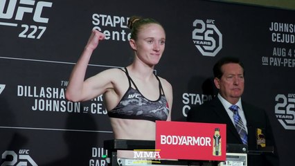 UFC 227 Official Weigh-In Highlights - MMA Fighting