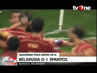 Gol Tunggal David Silva Menangkan Spanyol atas Belarusia