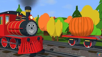 Learn Shapes (SPANISH) Conoce las formas geométricas y esculpe calabazas con Shawn el Tren