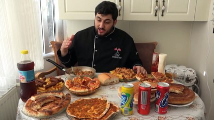 BİM ve A101'DEKİ BÜTÜN YEMEKLERİ YEMEK !(KOKOREÇ,HAMBURGER,PİZZA,DÖNER)