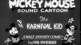 Mickey Mouse The Karnival Kid (1929)