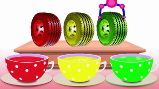 Learn Colors for Kids with Color Tire Educational video for Children Songs for Babies and Toddlers