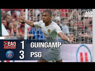 Guingamp 1 x 3 PSG - Melhores Momentos - Campeonato Francês 18/08/2018