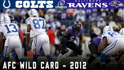 Ray Lewis' Final Home Game! | Colts vs. Ravens, 2012 AFC Wild Card