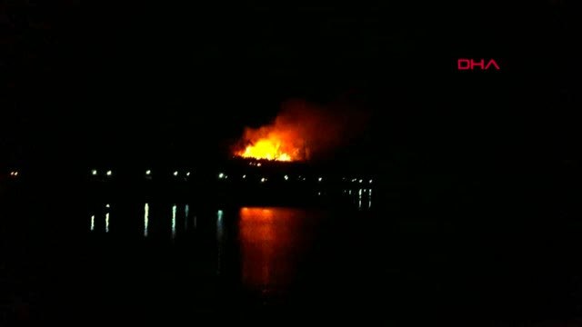 Muğla - Düğünde Atılan Havai Fişekler Ormanı Yaktı