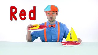 Learn Colors for Toddlers with Blippi | COLOR BOXES