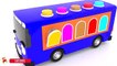 Learn Colors for Children   Kids Bus with Cars   Color Learning Video for Toddlers 1
