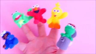 Finger Family | Play Doh Sesame Street Finger Family Nursery Rhyme Song