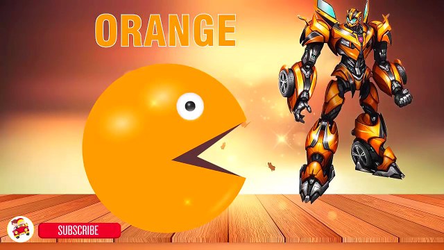 Learning Colors with Pacman Transformers Pacman For Children Colours for Kids to Learn