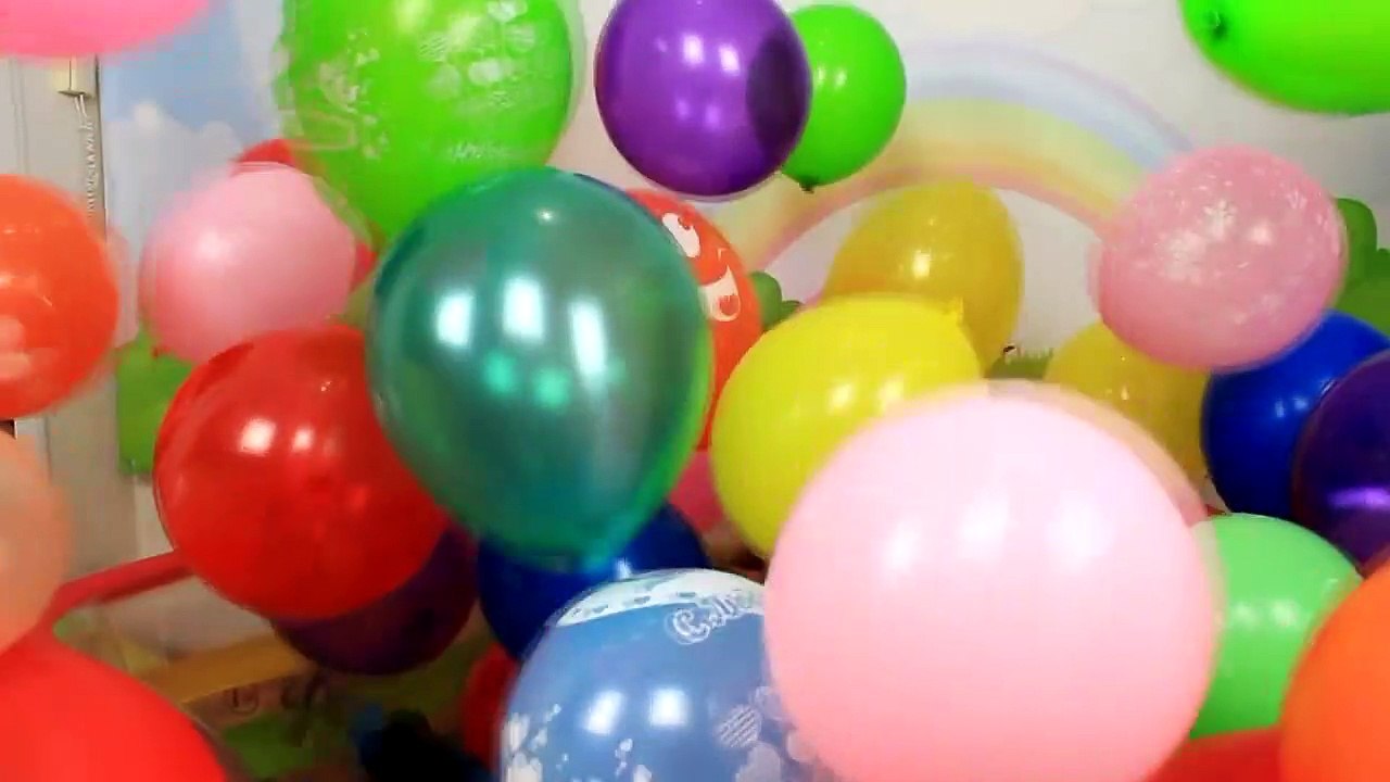 Learn Colors with Balloons / Baby Nursery Rhymes Song / Bad Baby play and Learn colors for kids