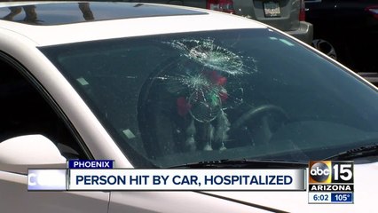 Pedestrian seriously hurt in crash near GCU